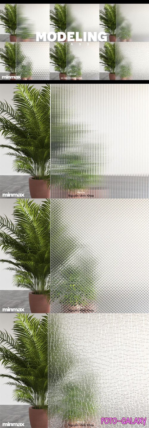 Glass Materials - 3D Models