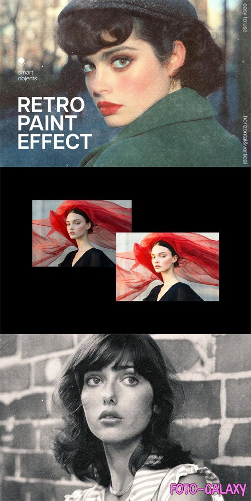 Retro Painting Photo Effect for Photoshop