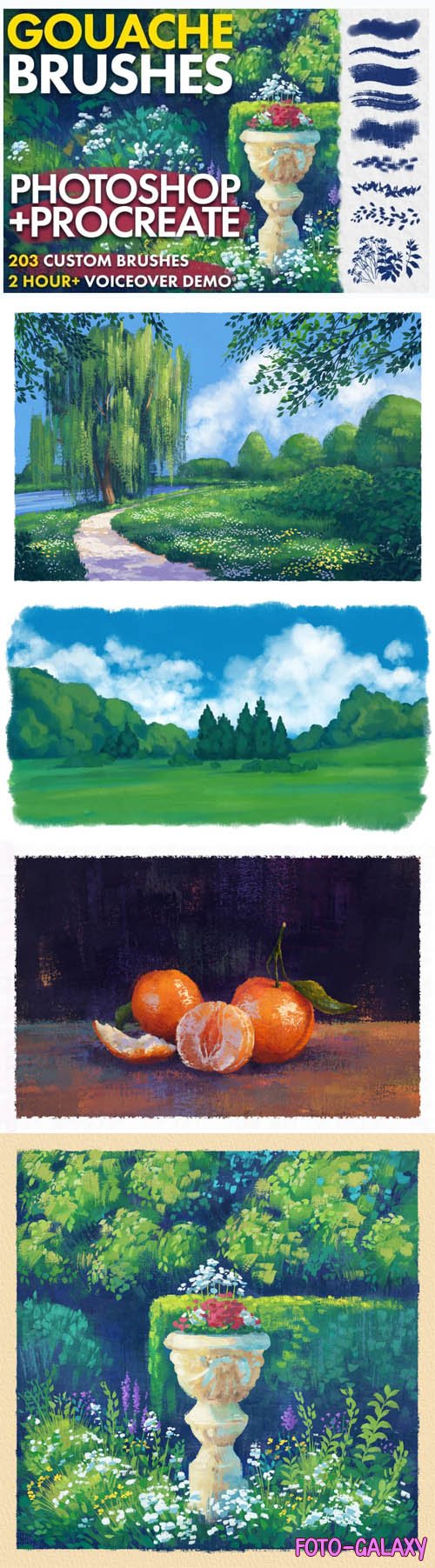 Natural Pencil Sketching Brushes Pack for Procreate