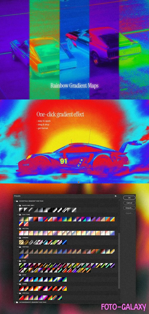Heat Map - Gradient Maps Pack for Photoshop