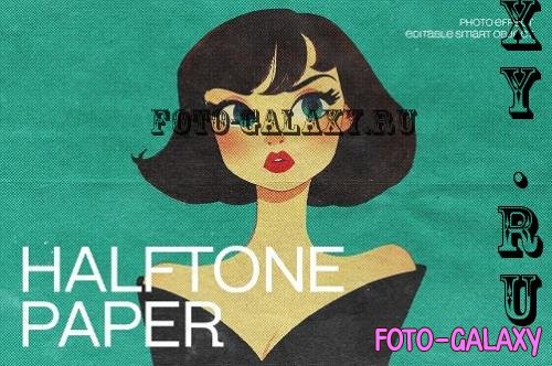 Halftone Paper Photo Effect - 291516135 - 63DUQRN