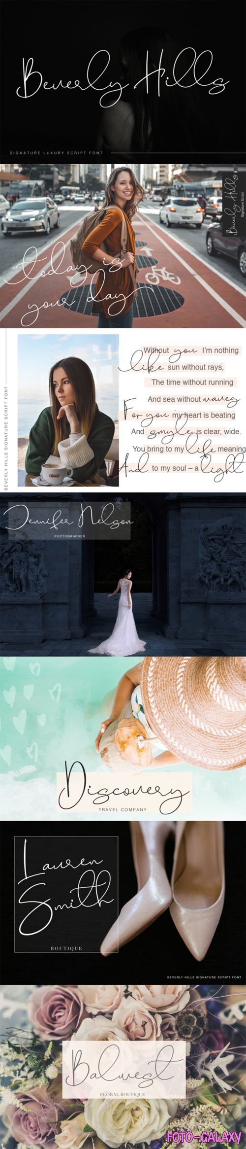 Beverly Hills - Signature Luxury Script Font