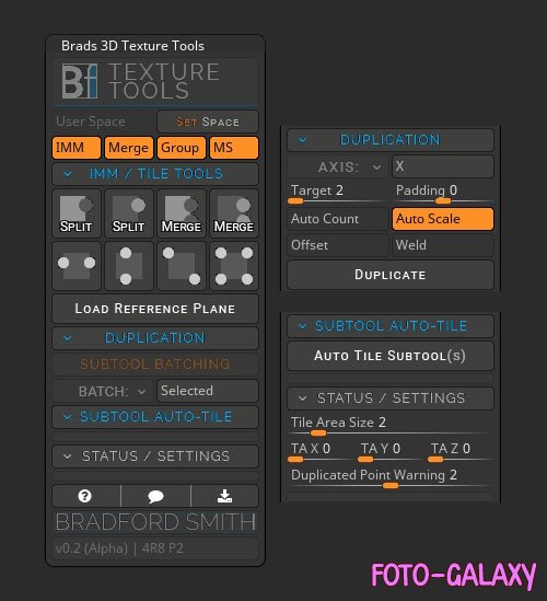 Texture Tools v2.0 - ZBrush Plugin