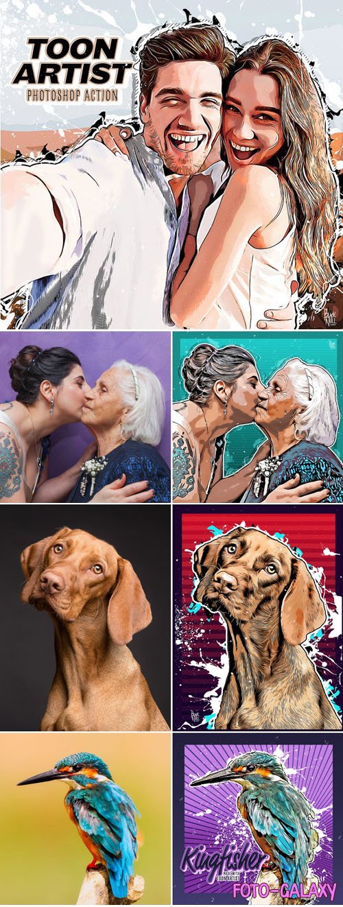 Toon Artist - Photoshop Actions