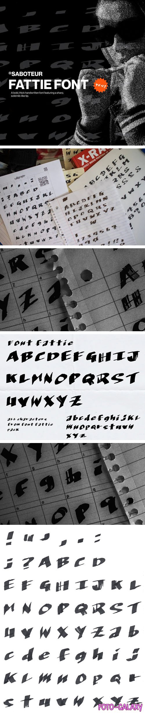 Fattie - Handcrafted Typeface