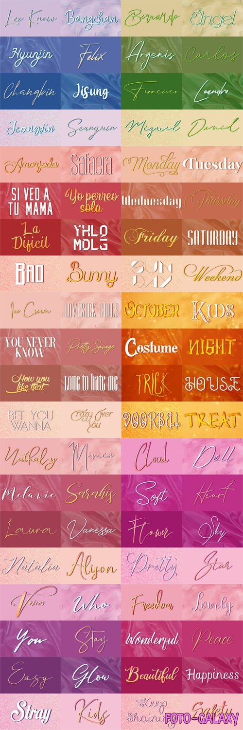 80 Fonts Pack