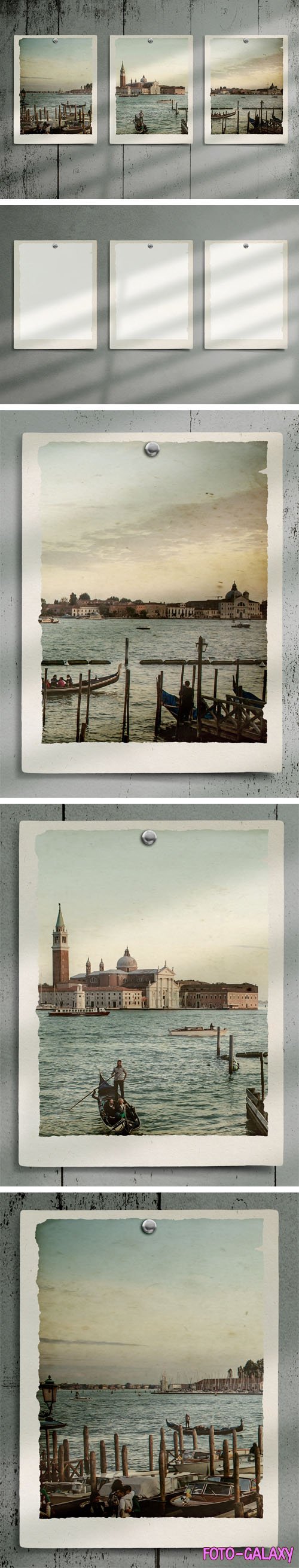 Wall Mood boards - Elegant Presentation PSD Mockup Template