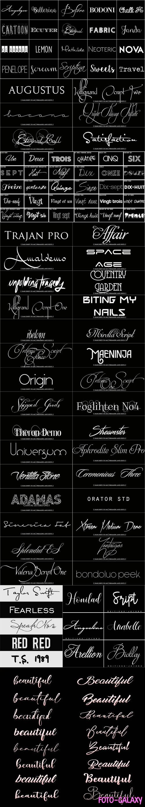 150 Fonts Pack