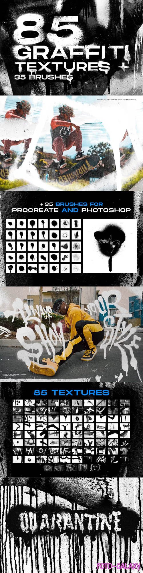 Graffiti Art Brushes and Textures for Photoshop