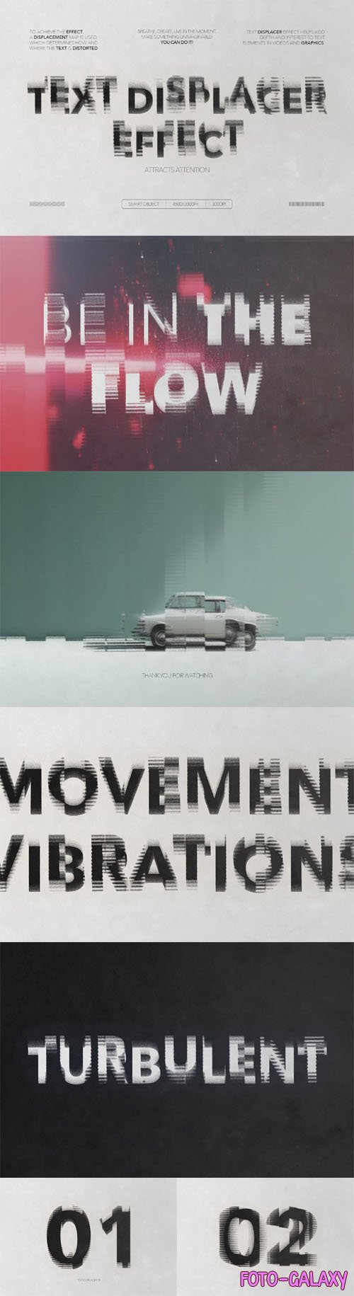 Dynamic Displacement Text Effect for Photoshop