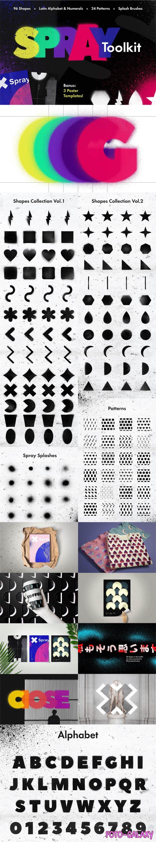 Spray Art Toolkit - 170+ Elements