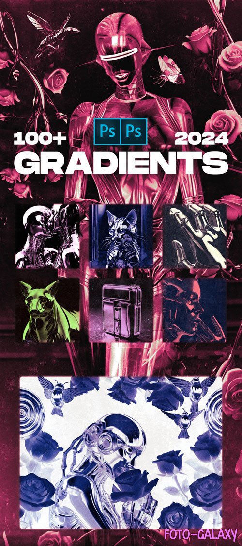 100+ Photoshop Gradients (GRD) Pack