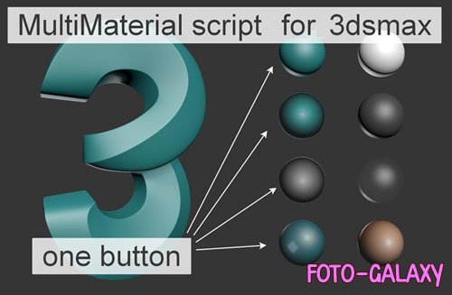 MultiMaterial v1.02 Script for 3dsmax