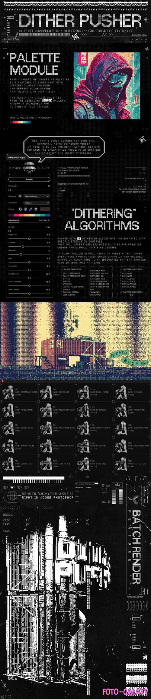 Dither Pusher v1.0 Plugin for Photoshop
