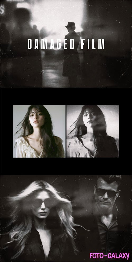 Damaged Film Photo Effect for Photoshop