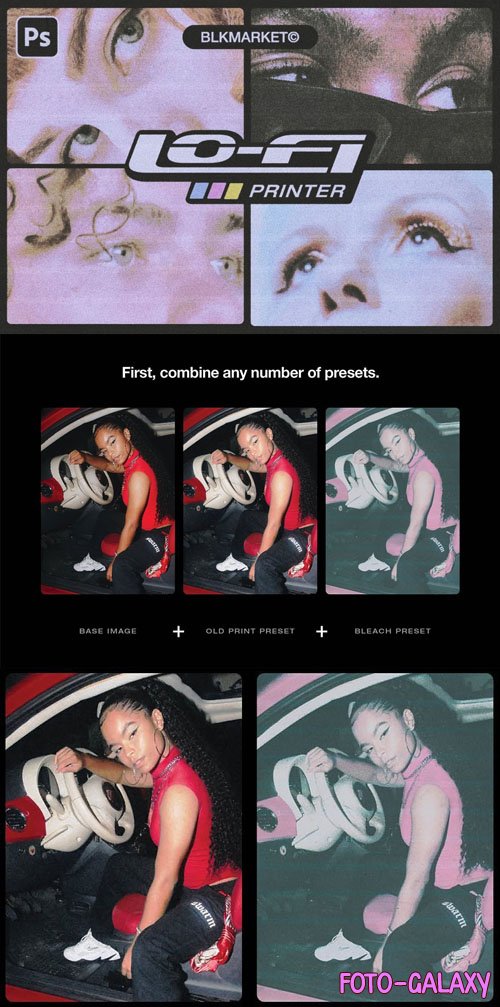 Lo-Fi Printer - Vintage Photo Effects for Photoshop