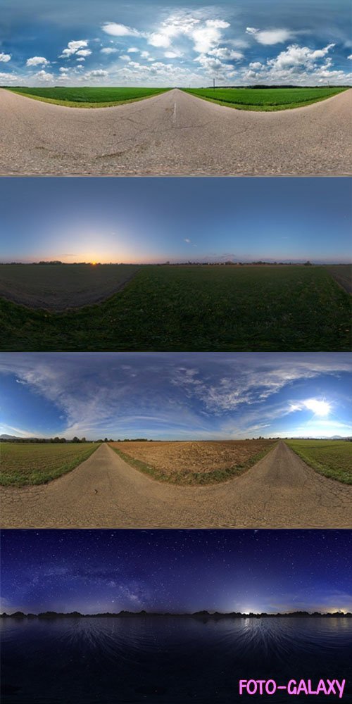 HDR Panoramic Sky Maps Pack for Architectural Rendering