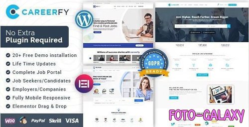 Careerfy v10.0.1 - Job Board WordPress Theme