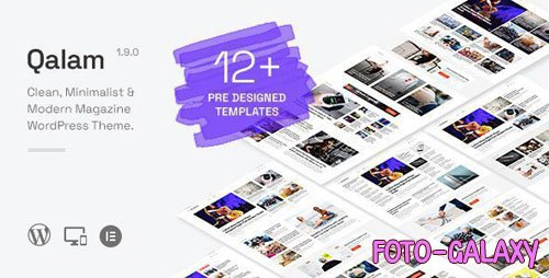 Qalam v2.3.0 - NewsPaper and Magazine WordPress Theme
