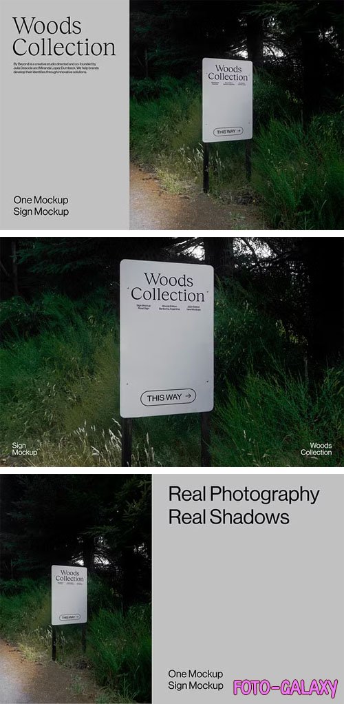 Wood Sign PSD Mockup Template