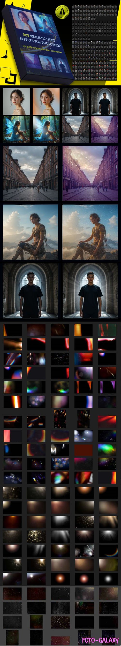 Realistic Light Effect Overlays for Photoshop