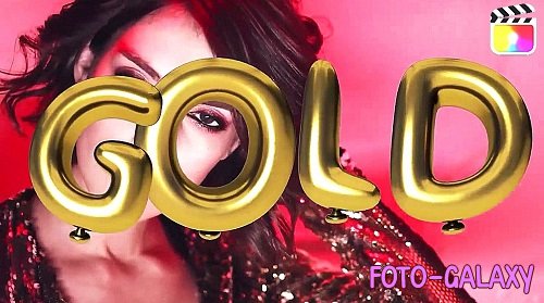 Videohive - Golden Balloon Title 58711989 - Project For Final Cut Pro X