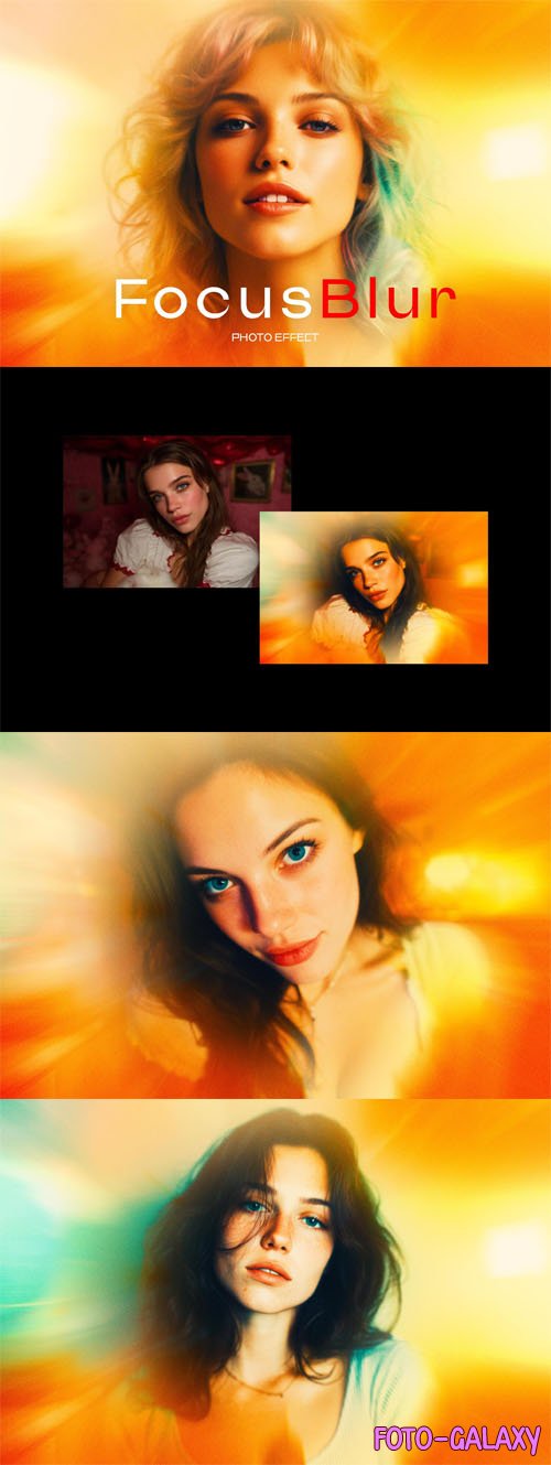 Focus Blur Photo Effect for Photoshop