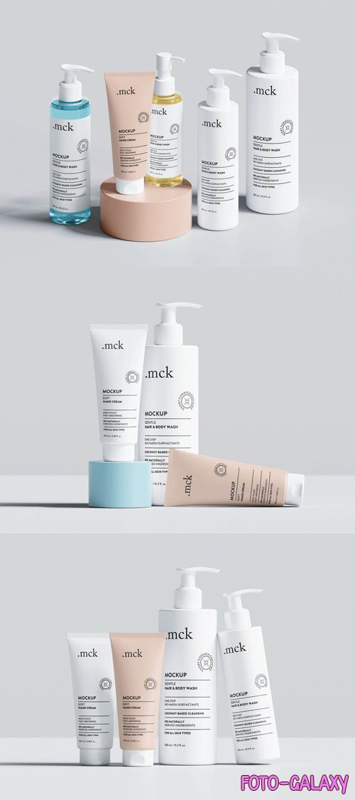 Cosmetic Branding PSD Mockup Templates
