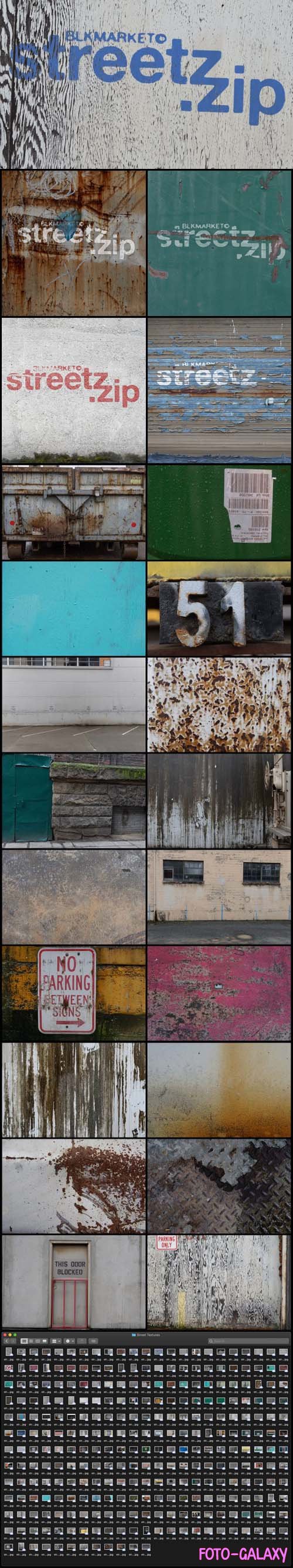 Streetz.zip - 280+ Urban Street Textures