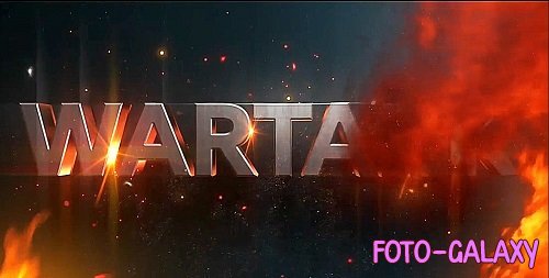MA War Title Logo 3637285 - Project for After Effects