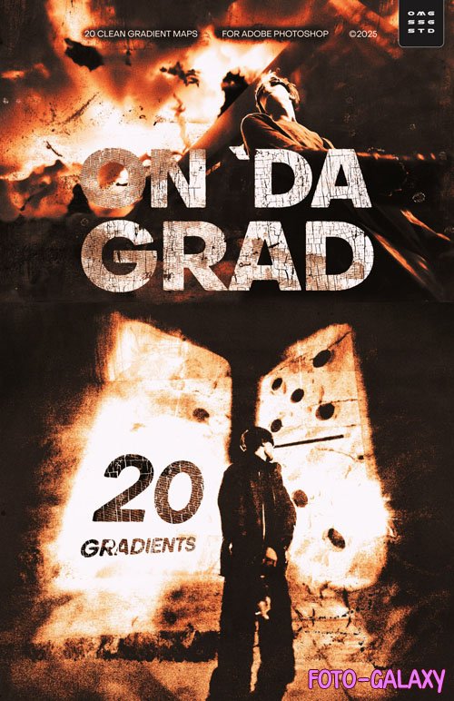 ON DA GRAD - 20 Photoshop Gradients