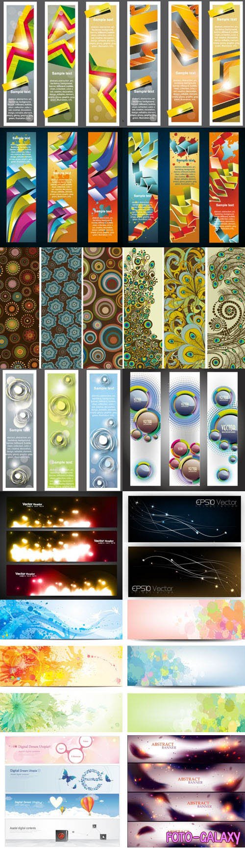 Best Creative Modern Vector Banners Collection