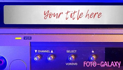 MA Old TV Vintage VCR Logo Opener 3573159 - Project for After Effects