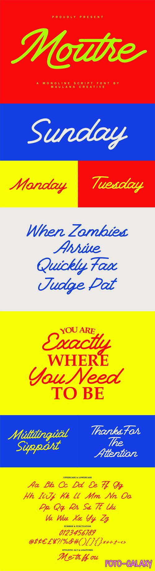 Moutre - Monoline Signature Script Font