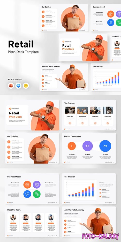 Retail Pitch Deck [PowerPoint/Google Slides/Keynote] Presentation Template