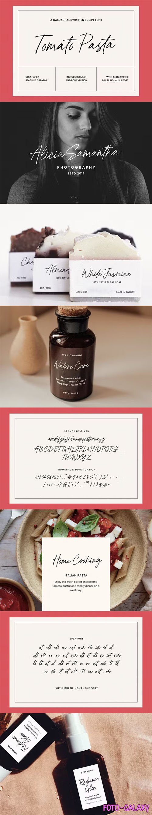 Tomato Pasta - Casual Handwritten Script Font
