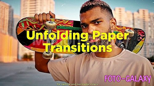 MA Unfolding Paper Transitions 3246173 - Project for After Effects