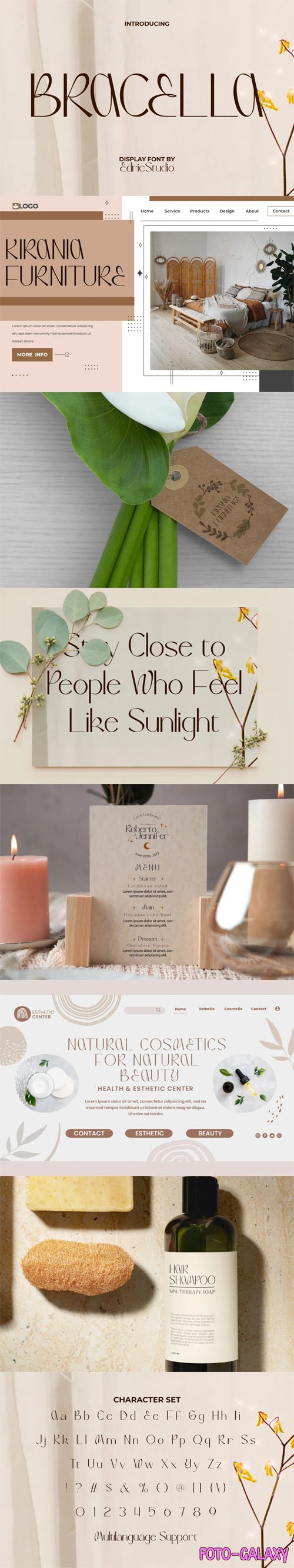 Bracella - Elegant Display Typeface