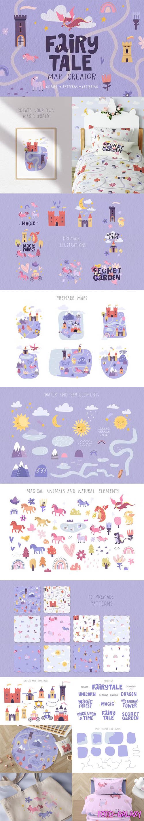 Fairy Tale Map Creator for Illustrator