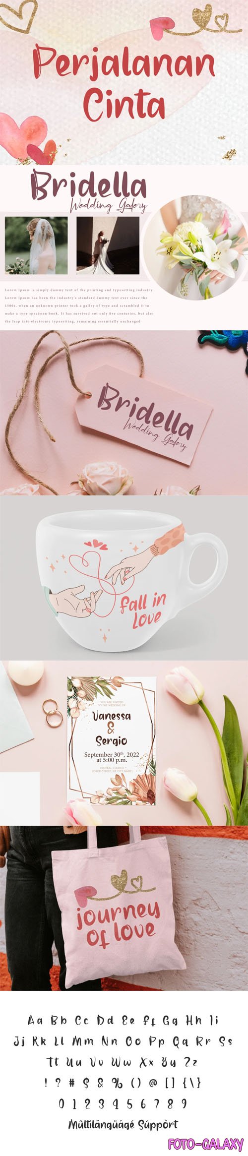 Perjalanan Cinta - Casual Handwriting Font