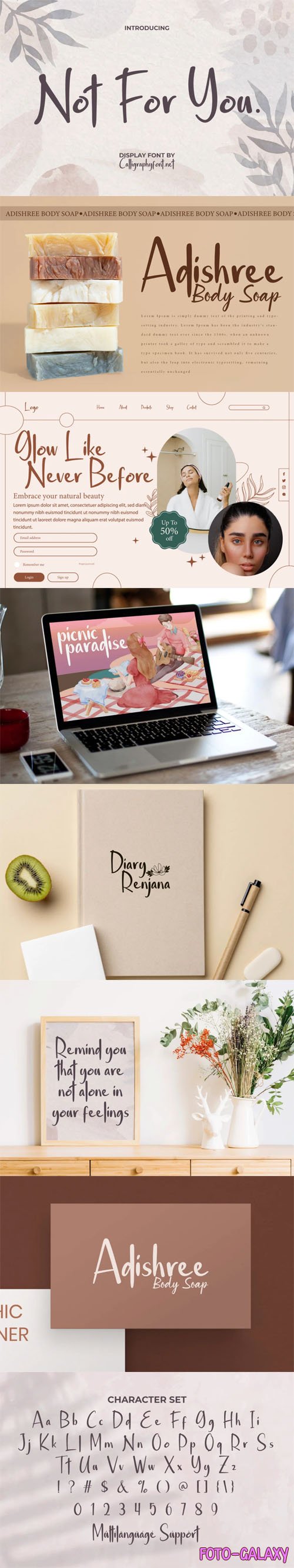 Not For You - Casual Handwriting Display Font