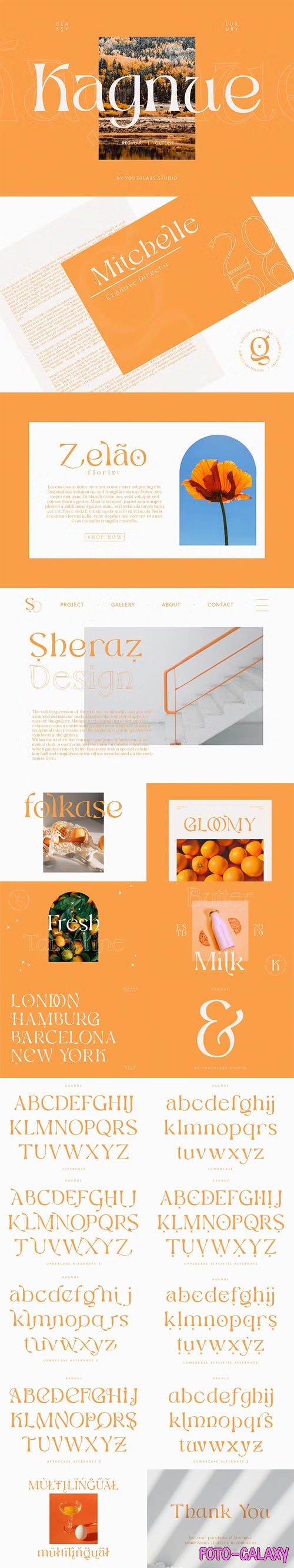 Kagnue - Luxury Classy Serif Font