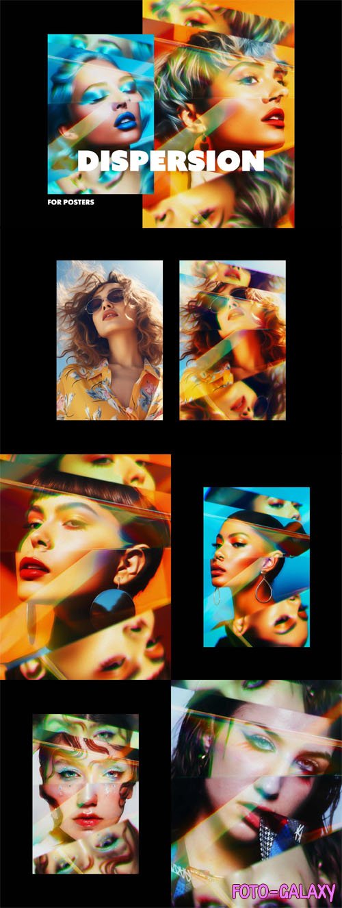 Prism Dispersion Photoshop Effect for Posters
