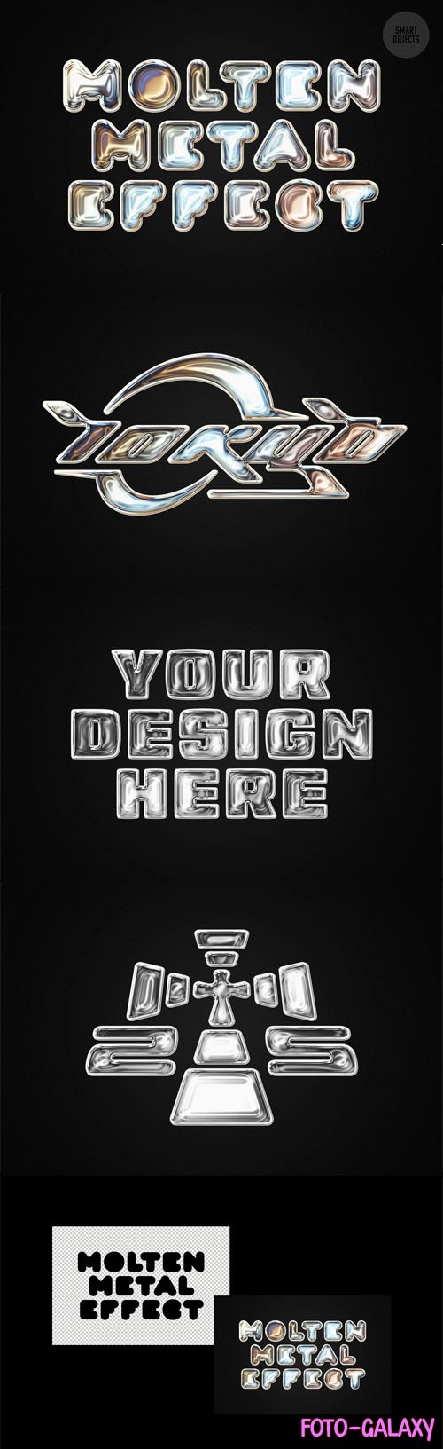 Molten Metal Text & Logo Effect for Photoshop