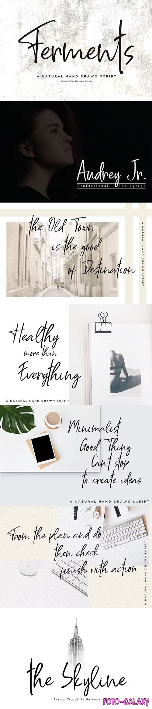 Ferments - Natural Hand Drawn Script Font