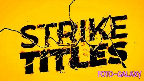 Action Strike Titles 924243 - Project for After Effects