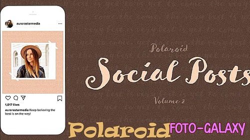 Polaroid Social Posts Vol 2 850607 - Project for After Effects