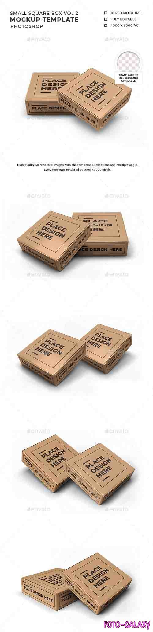 Small Square Box Mockup Template Vol 2 - 32570172
