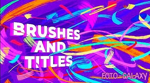 3D Titles With Paint Brush Strokes 1034212 - Premiere Pro Templates