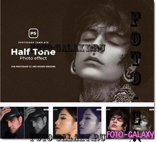 Halftone Effect Photoshop